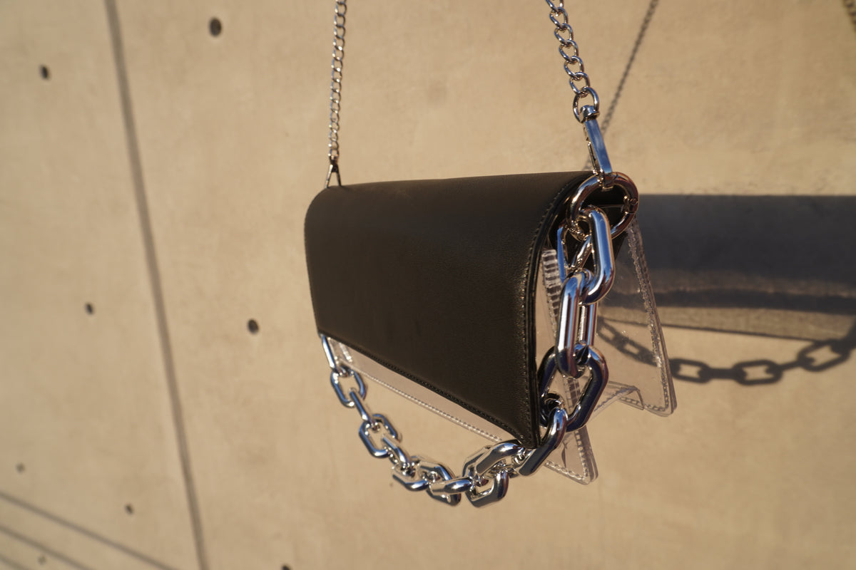 Charles & Keith + Chunky Chain Handle Crossbody Bag